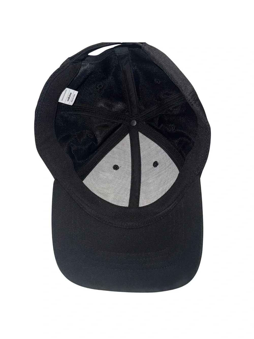 Adidas AEROREADY Black Tonal Logo Adjustable Performance Baseball Cap